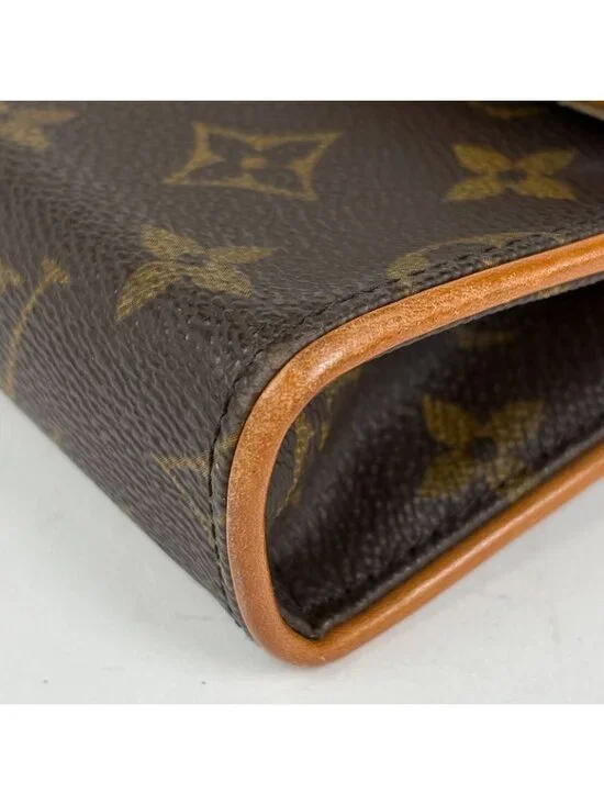 Louis Vuitton Pochette Florentine Waist Bag Pouch Monogram Brown - Picture 3 of 7